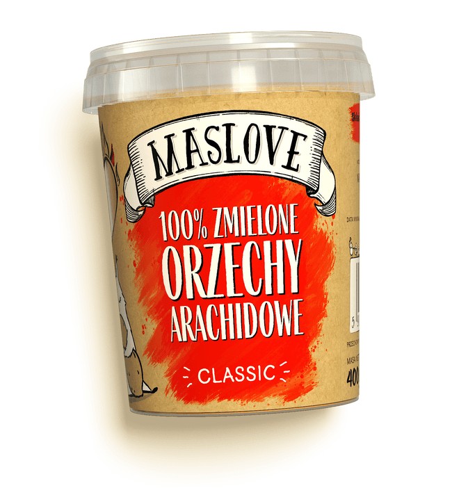 Masło arachidowe zmielone classic 400g